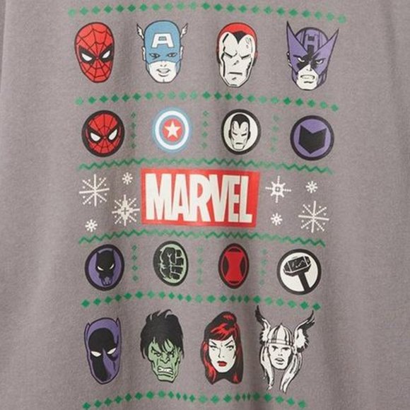 ❤️NWT VINTAGE TORRID SWEATSHIRT - SPIDERMAN HULK IRONMAN BLACK PANTHER MARVEL - Picture 2 of 9